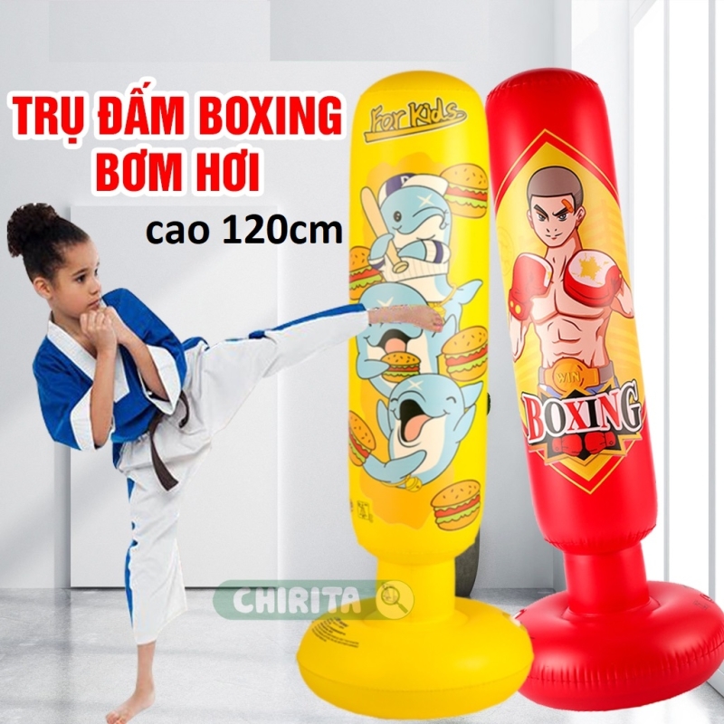 Bao Trụ Đấm Bốc Tự Cân Bằng Nhiều Hình 120cm