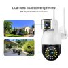 CAMERA IP WIFI 2 Màng Hình SC-01-W-L (App : V380 PRO) Trắng///