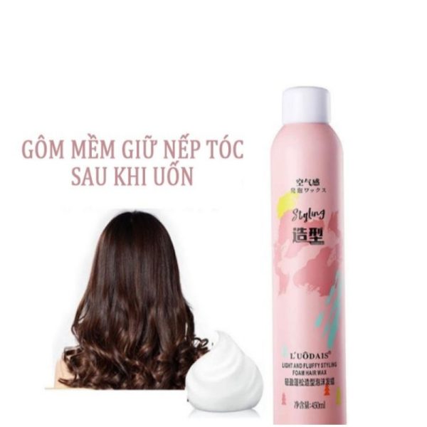 Gôm Giữ Nếp Tóc Styling 450ml Tạo Kiểu Và Giữ Nếp Tóc Uốn Xoăn