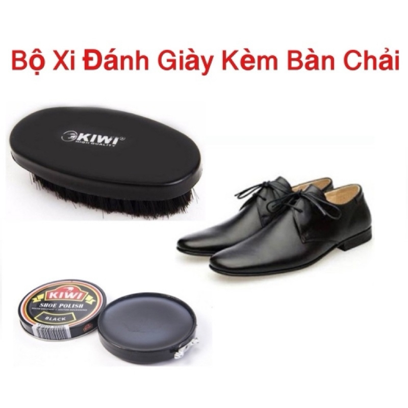 Bộ Xi Đánh Giày Kèm Bàn Chải