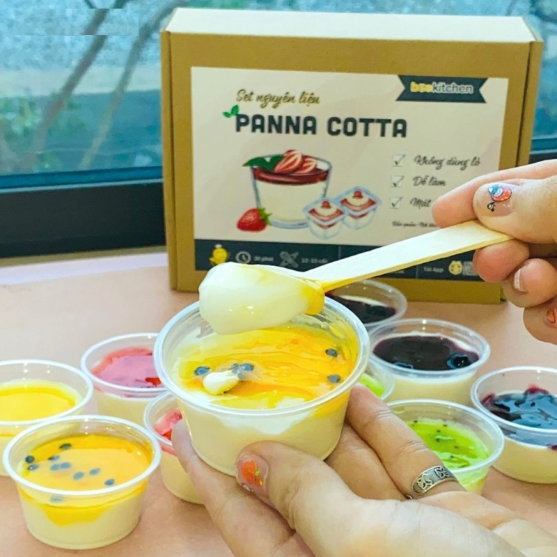 Set Làm Panna Cotta 3 vị (làm được 15-20 hủ)