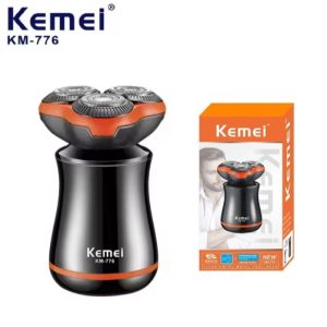 Máy Cạo Râu 3 Lưỡi Kemei KM-776 Cạo Nổi 3D Ôm Mặt Sạc Type