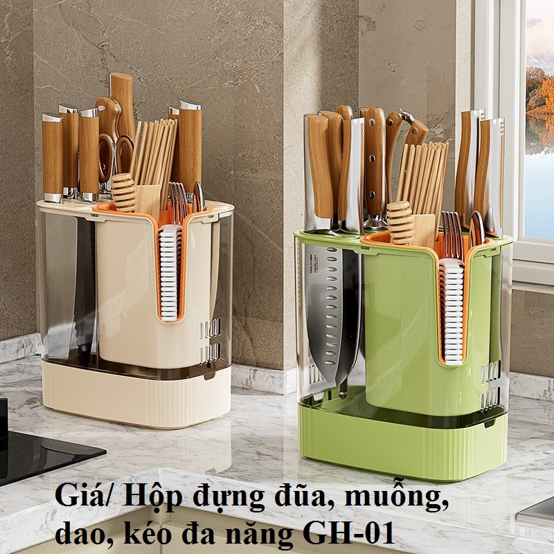 Giá/ Hộp đựng đũa, muỗng, dao, kéo đa năng GH-01