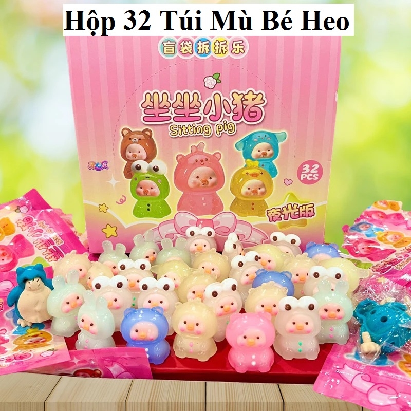 Hộp 32 Túi Mù Bé Heo