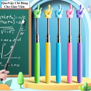 Que/Gậy Chỉ Bảng Cho Giáo Viên, Học Sinh Hình Ngón Tay Rút Lại Và Kéo Dài 70cm