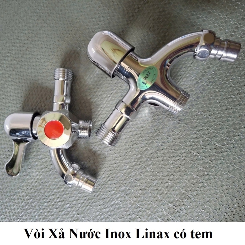 Vòi Xả Nước Inox Linax Có Tem