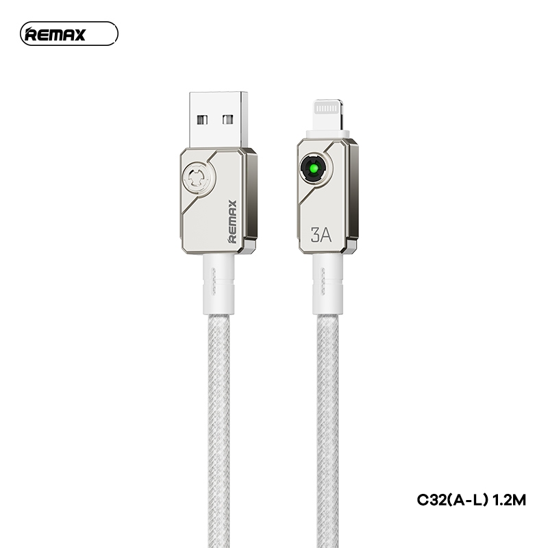 Cáp Sạc Nhanh 3A Remax RC-C32 A-L (USB Ra Lightning)