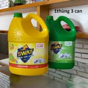 Nước Rửa Chén Swat Sả Chanh 4kg (Hàng Cty)