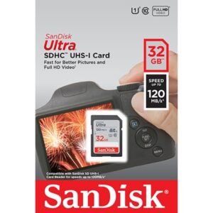 Thẻ Nhớ Máy Ảnh SD Sandisk Utral (hàng Cty) 100MB -16GB/ 32GB/ 64GB/ 128GB và Đầu Đọc Thẻ 2in1 TF/SD cổng USB/Type C Hoco HB45 (Loại 2.0) - 32GB