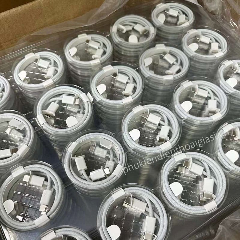 Cáp sạc nhanh giả zin IPhone 15 Type C to Type C 60W