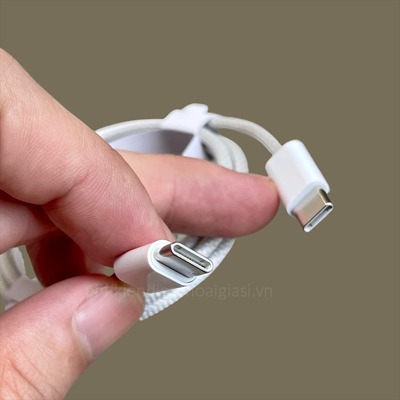 Cáp sạc nhanh giả zin IPhone 15 Type C to Type C 60W