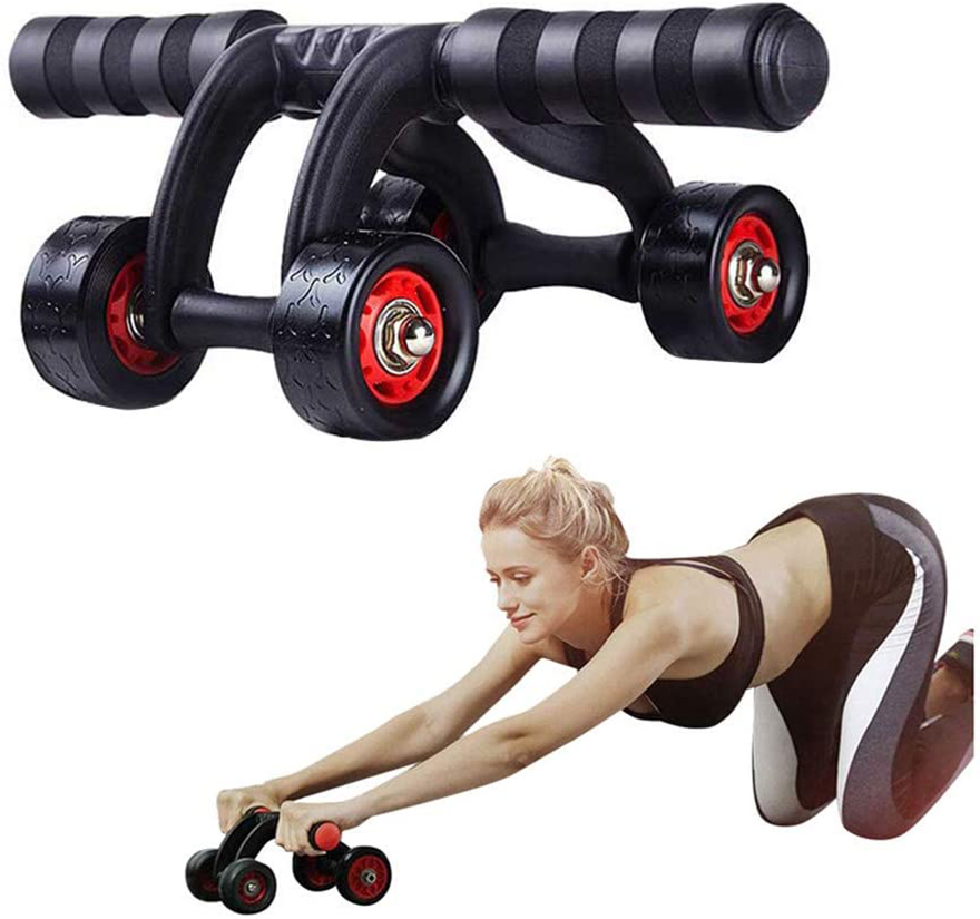 Hướng dẫn tập con lăn tập bụng 4 bánh cho người mới - GOODFIT