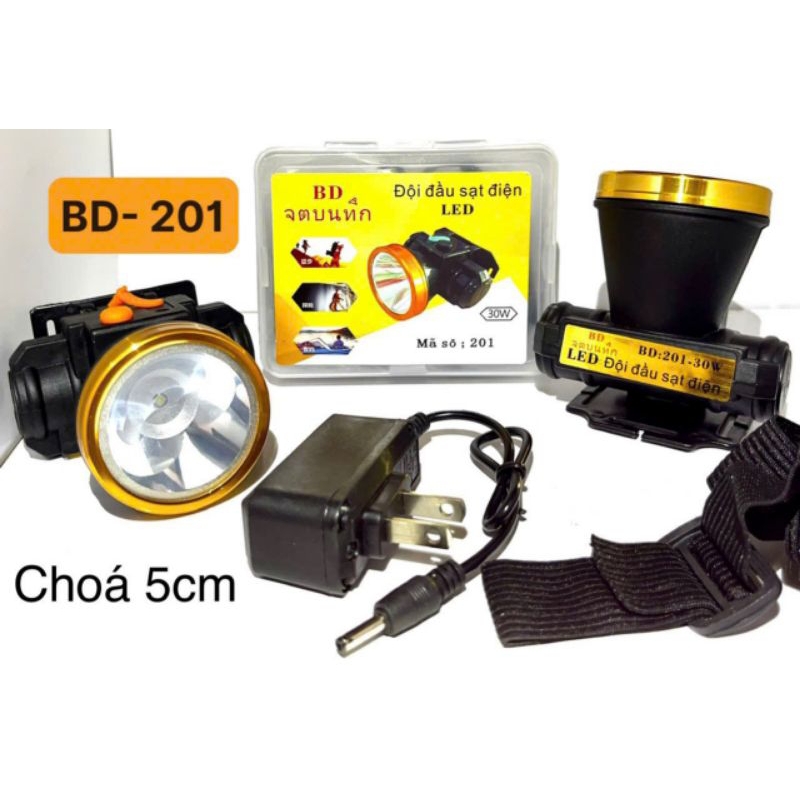 Đèn Pin Đội Đầu LED BD201 Công Suất: 30W