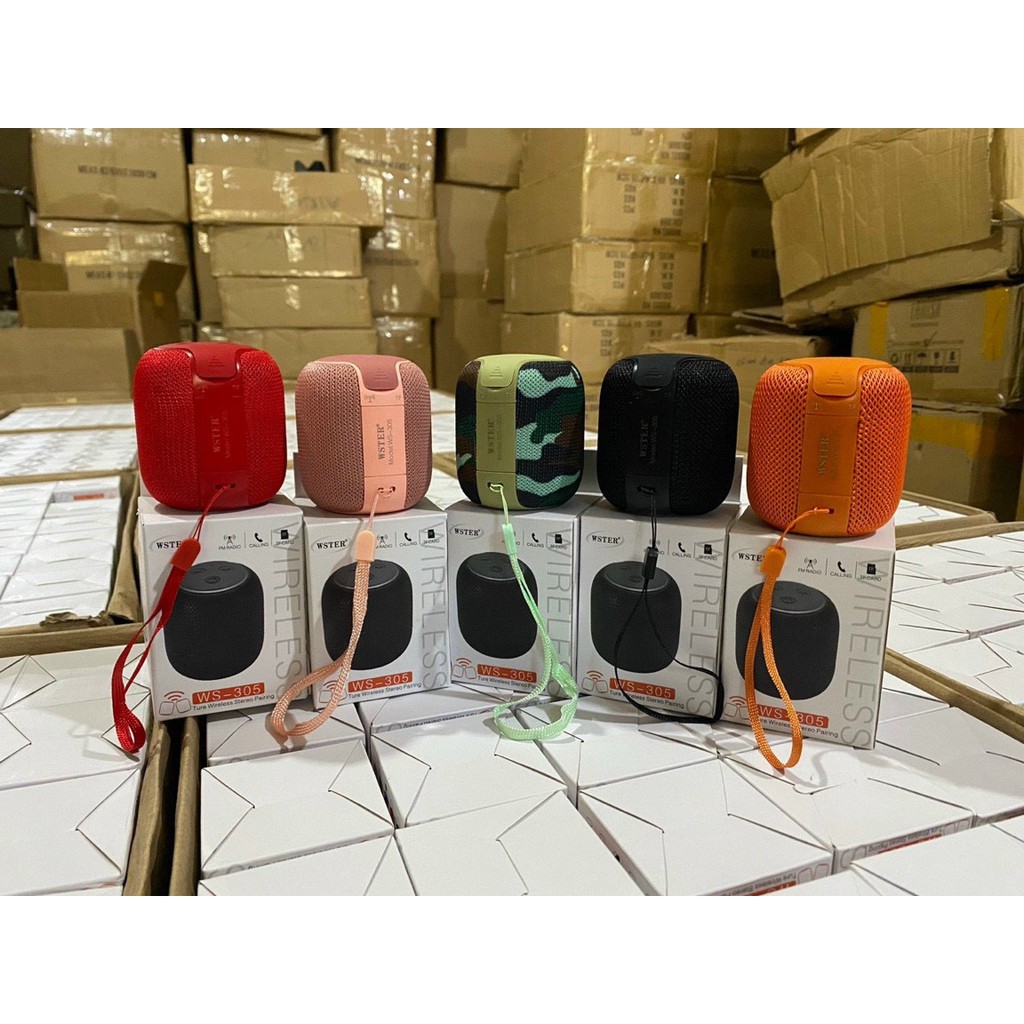 Loa BLUETOOTH mini WS-305 nhỏ gọn chống nước,Loa MINI Bluetooth âm thanh  cực chất,Loa bluetooth jbl,Jbl go 3,clip 4 | Shopee Việt Nam