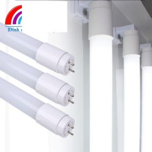 Bóng đèn Led T8 1m2/ 0.6M (60cm). 50W/ 40W/ 32W/ 20W-22W/ 12W đầu Nhôm/ Nhựa (vàng, Xanh, Đỏ) Giao Ngẫu Nhiên và Máng đèn đơn- HDDT - Đầu Nhựa 1M2. 20W-22W