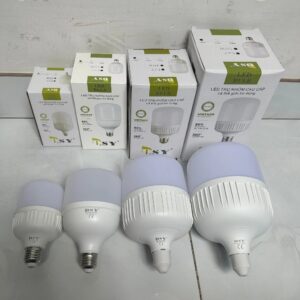 Bóng Đèn Trụ Bọc Nhôm R47-DSY 50W/ 40W/ 30W/ 20W (Hàng Cty) giao ngẫu nhiên và Đui đèn Liền Công Tắc Có Dây 1m5 - 50W