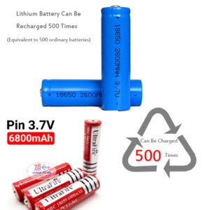 Pin 18650 3v7, 4v2 Lớn đầu Băng/ đầu Nhọn Loại Rẻ - Đầu Nhọn