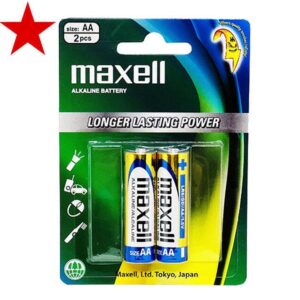 Vỉ 2 Pin AA (2A)/ AAA (3A) Maxell Alkaline - Pin Lớn AA (2A)