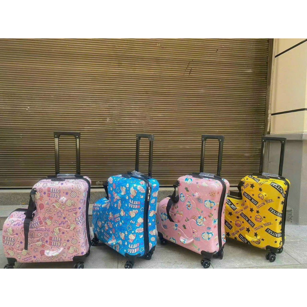 Vali kéo cho bé B.Duck hình xe