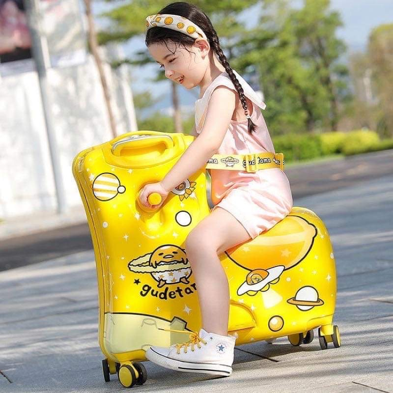 Vali kéo cho bé B.Duck hình xe