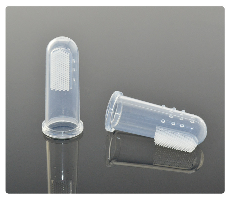 Bàn chải ngón tay đánh răng cho bé