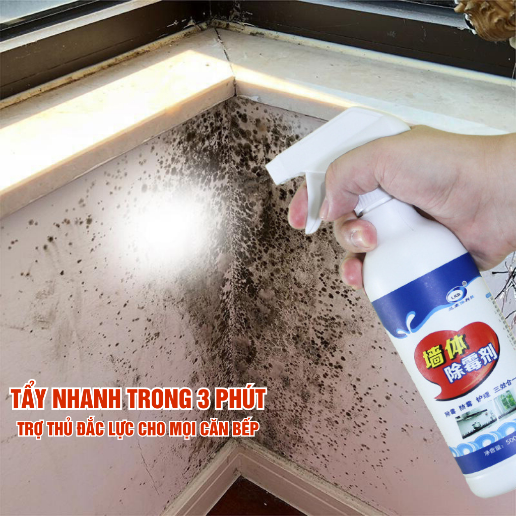 Chai xịt tẩy nấm mốc 500ml LKB
