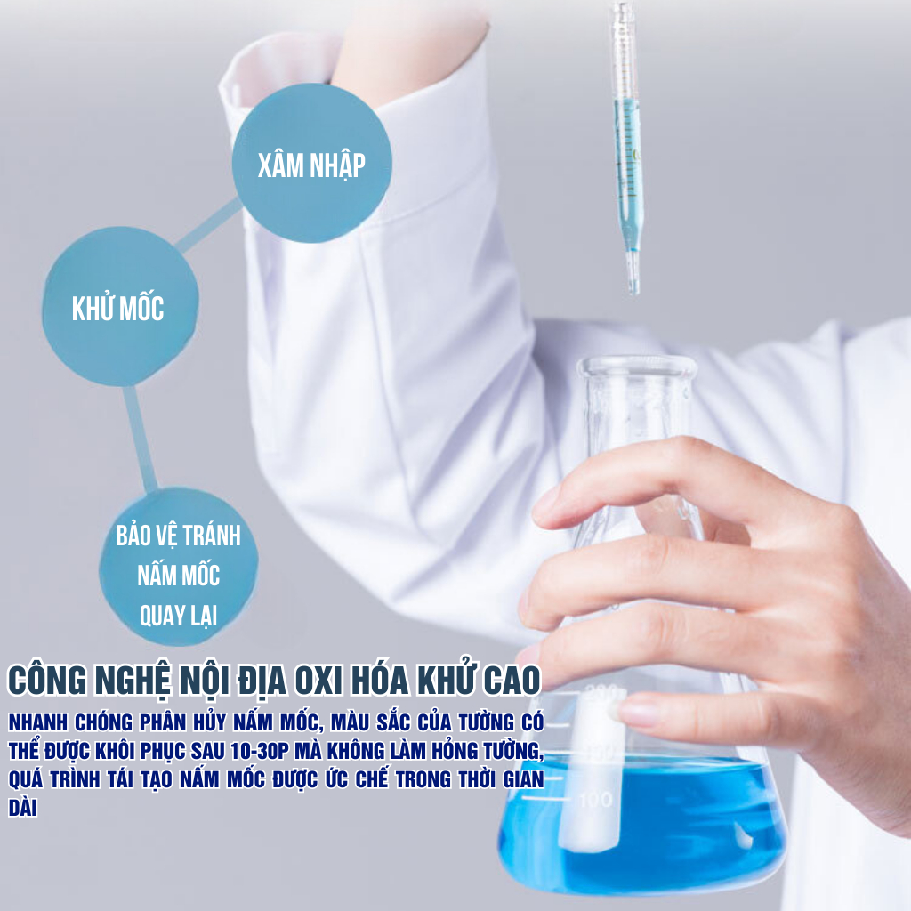 Chai xịt tẩy nấm mốc 500ml LKB