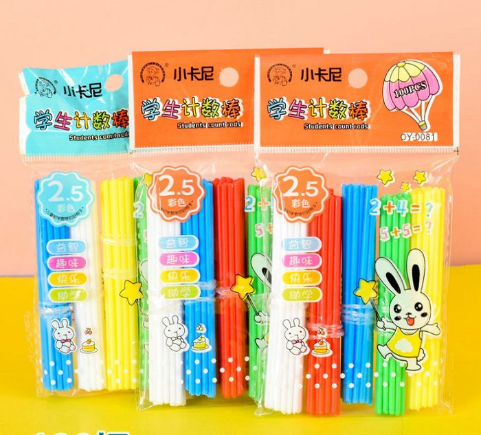 Bộ 100 cây que tính cho bé CY-0086 giá rẻ