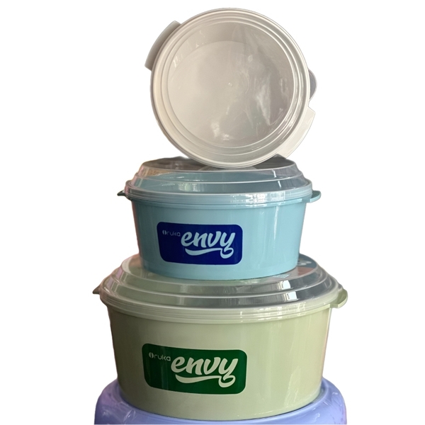 Set 3 thố nhựa có nắp Envy Tân Lập Thành (T)- (Sét)