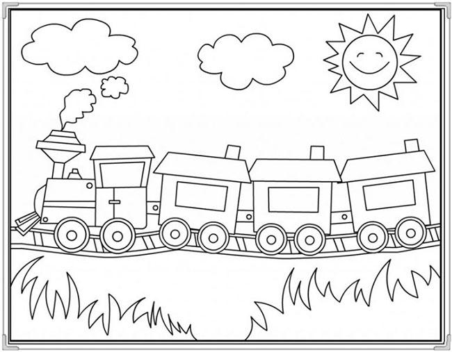 Download hình cho bé tập tô màu - Tranh dán tường 3D NTP