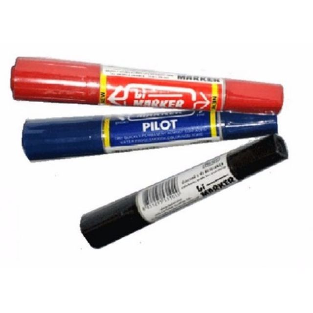 Bút lông xanh 2 đầu không xóa được(đen/xanh/đỏ) | Shopee Việt Nam