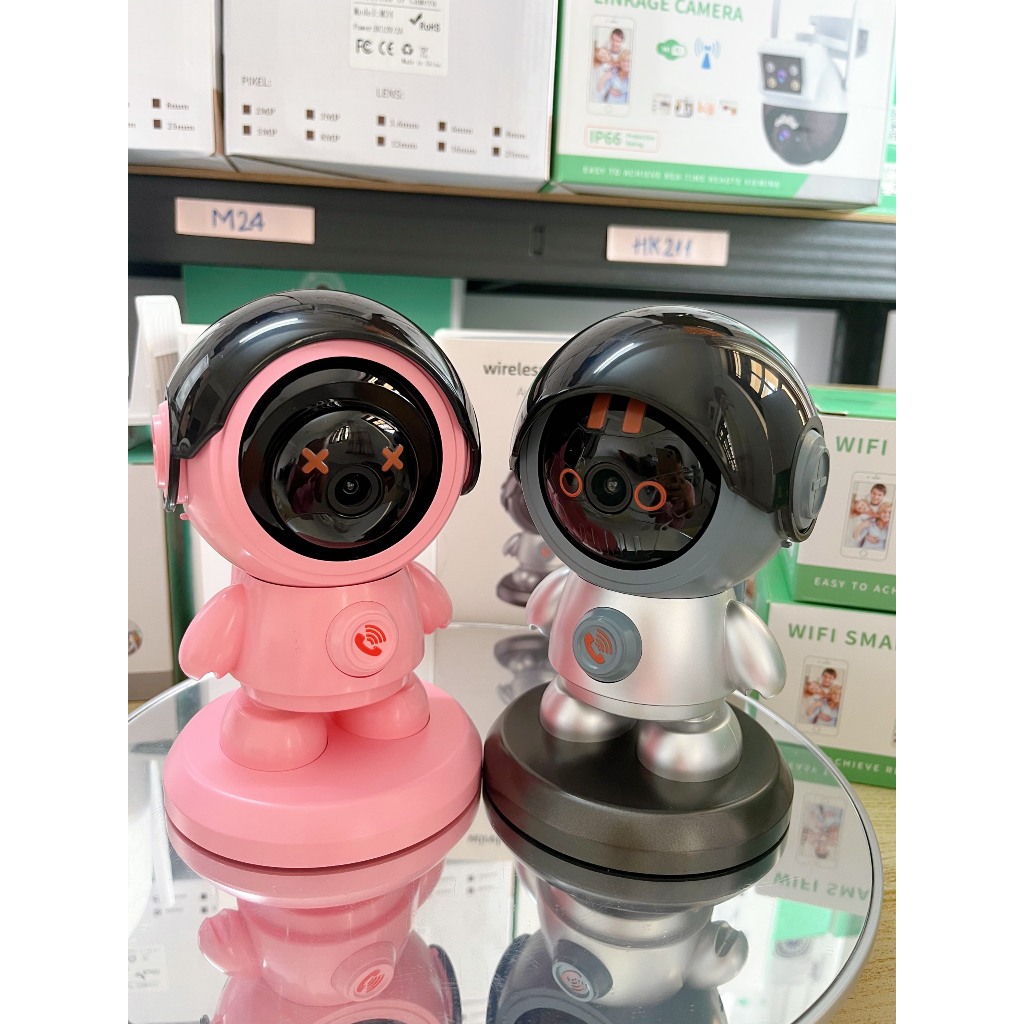 Camera Wifi A5DCL kiểu dáng Robot phi hành gia APP CAM365