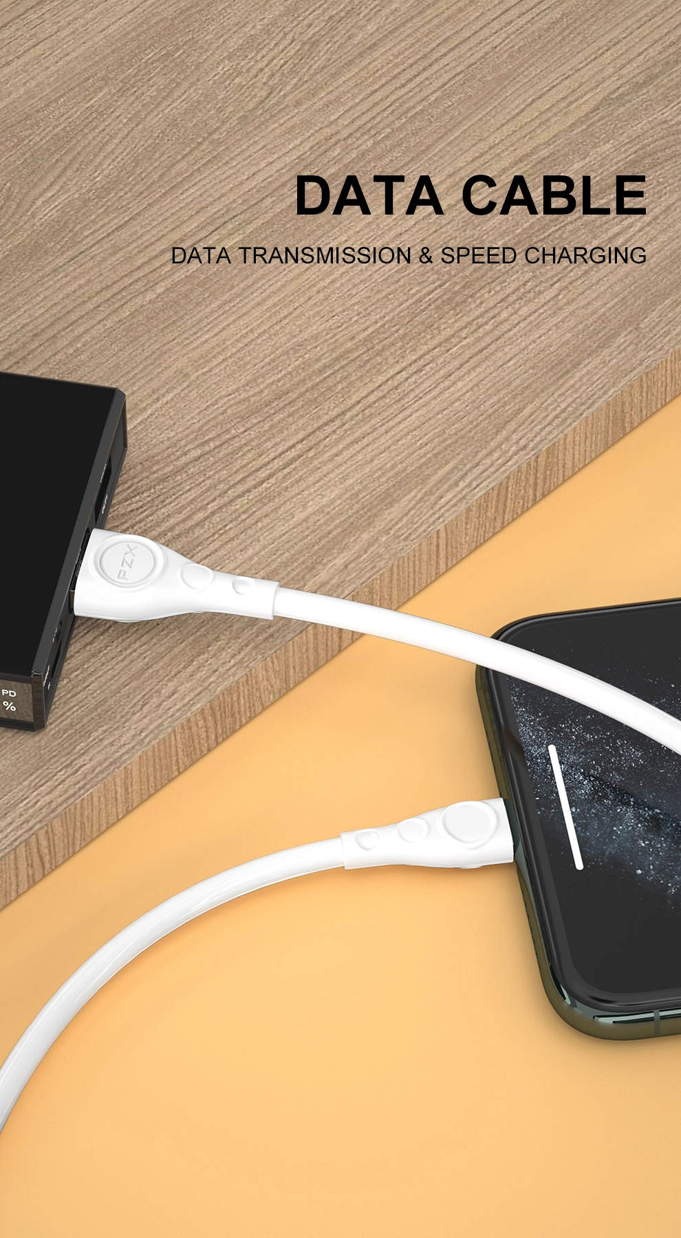 Pzx Quick Charge USB Data Cable