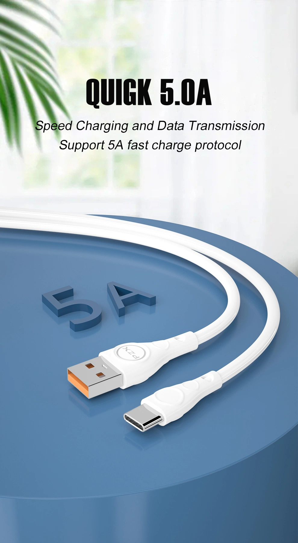 Pzx Quick Charge USB Data Cable