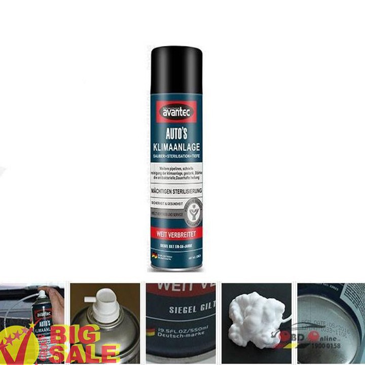 Chai Xịt Khử Mùi Vệ Sinh Máy Lạnh Avantec 230ml | Lazada.vn