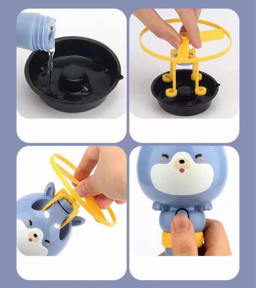 Chong Chóng Bong Bóng Xà Phòng Cầm Tay