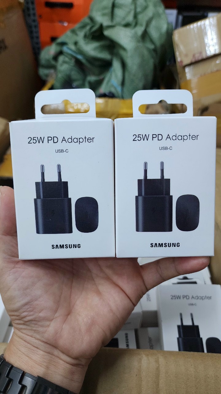 Cóc sạc nhanh Samsung NOTE 10 25W ZIN FULL BOX cổng type-c (chân tròn) - Linh Kiện Mậu Nguyên