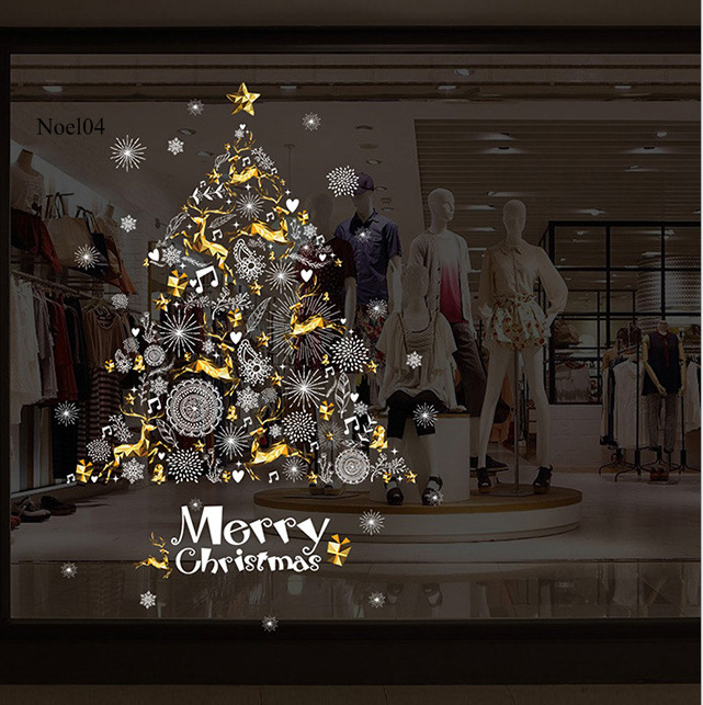 Decal Dán Trang Trí Cây Thông Noel XH9293 (50x70cm)