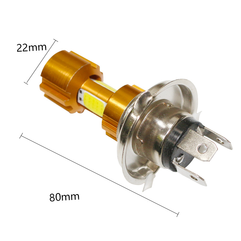 Đèn pha xe máy 3 chấu