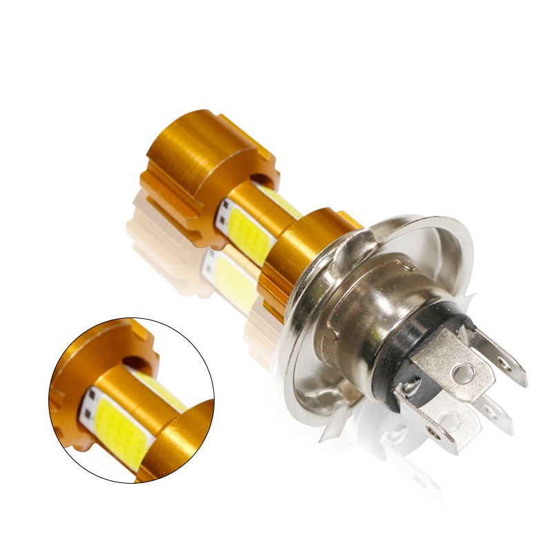 Đèn pha xe máy 3 chấu