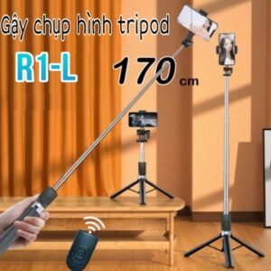 Gậy Chụp Hình 3 Chân Dài 170cm R1S-L Có Đèn/ R1-L Không Đèn - R1-L Không Đèn