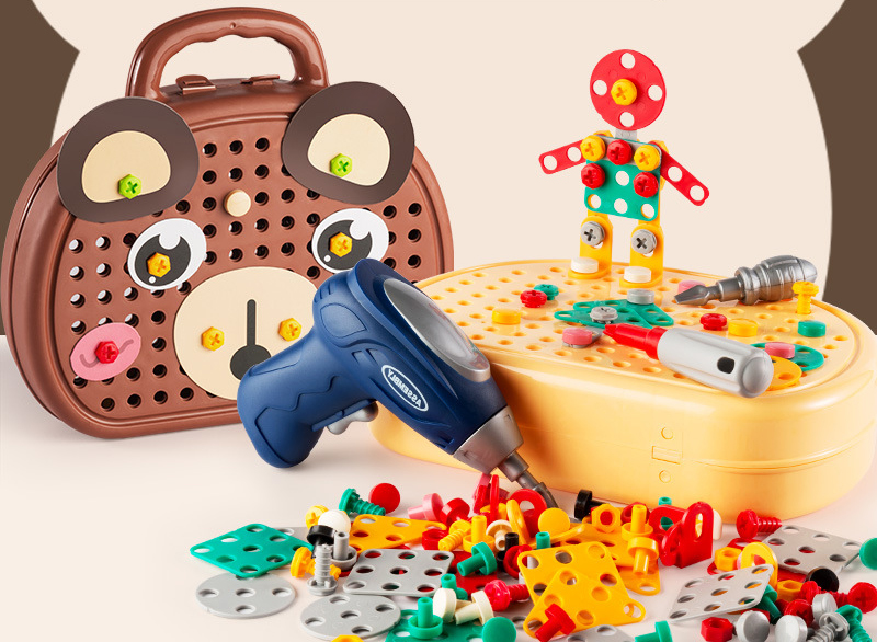 Hộp Dụng Cụ Máy Khoan Điện Cho Bé