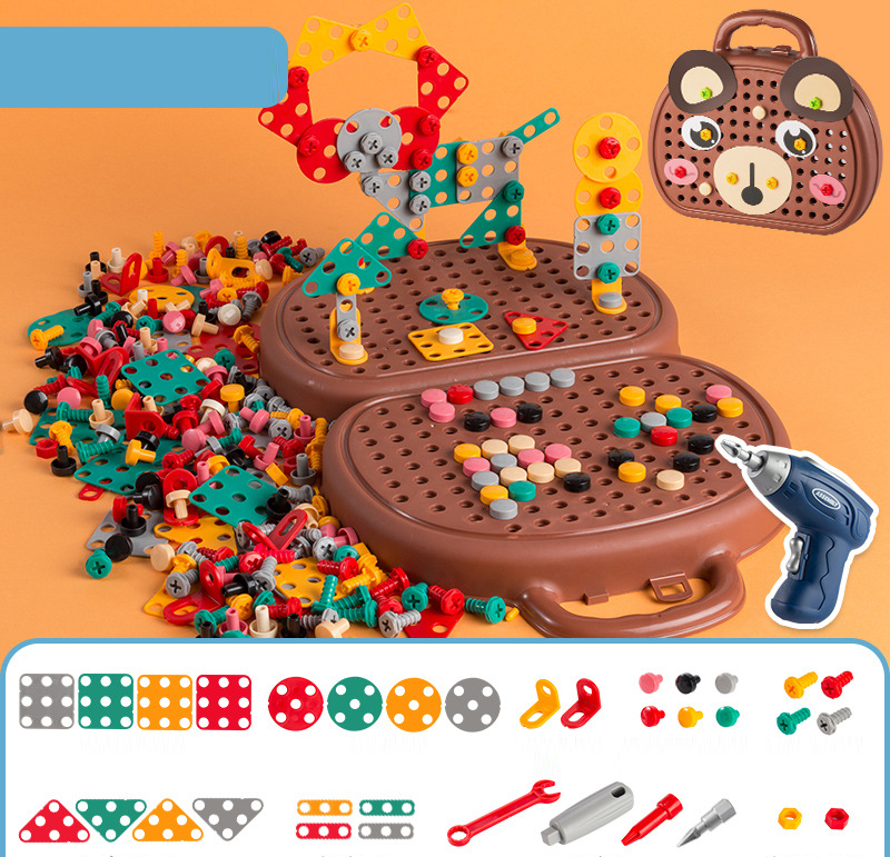 Hộp Dụng Cụ Máy Khoan Điện Cho Bé