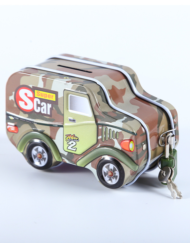 Két sắt đựng tiền tiết kiệm hình xe hơi