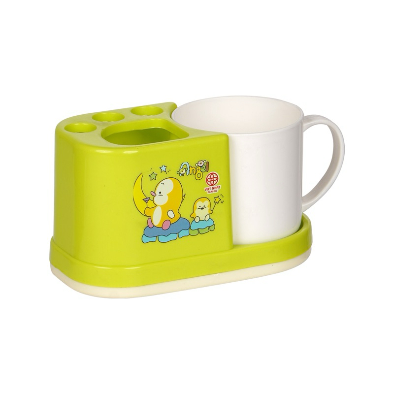 Khay Cắm Bàn Chải, Kem đánh Răng Và Có Cốc Việt Nhật 1345