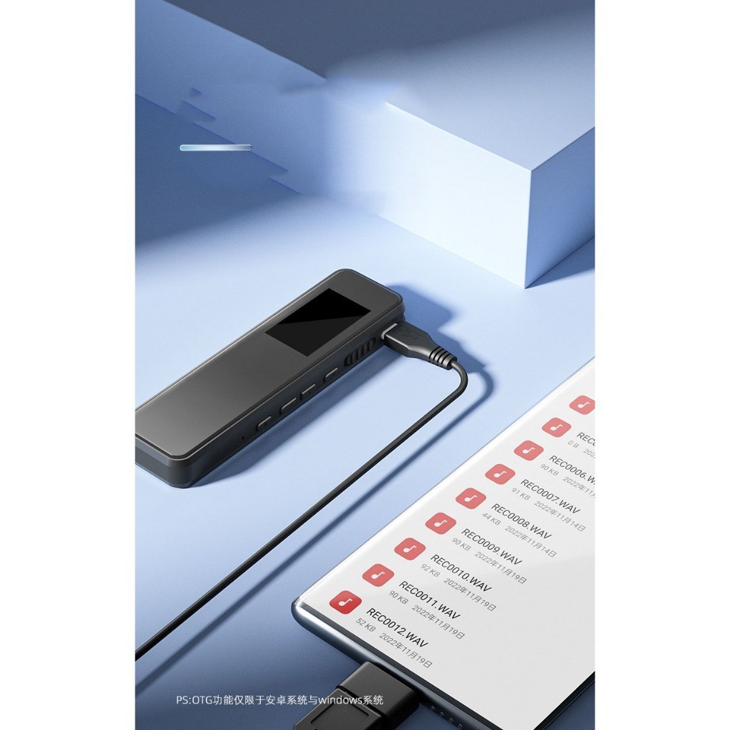 Máy Ghi Âm Mini Kỹ Thuật Số HP XXJ1 64GB Lọc Âm Chống Ồn Pin Trâu Tích Hợp Màn Hình LCD