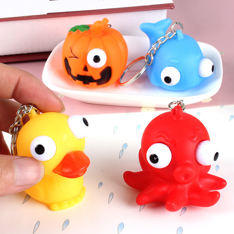 Móc Khoá Thú Mắt Lồi