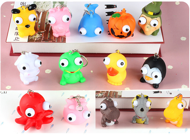 Móc Khoá Thú Mắt Lồi