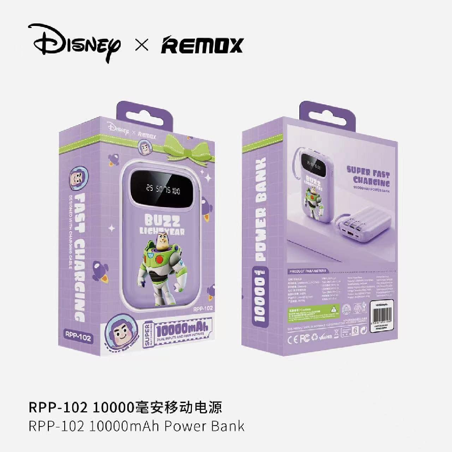 Pin Dự Phòng Hình Thú Remax RPP-102 10.000mAh (DD) Pin Dự Phòng Hình Thú Remax RPP-102 10.000mAh (DD)