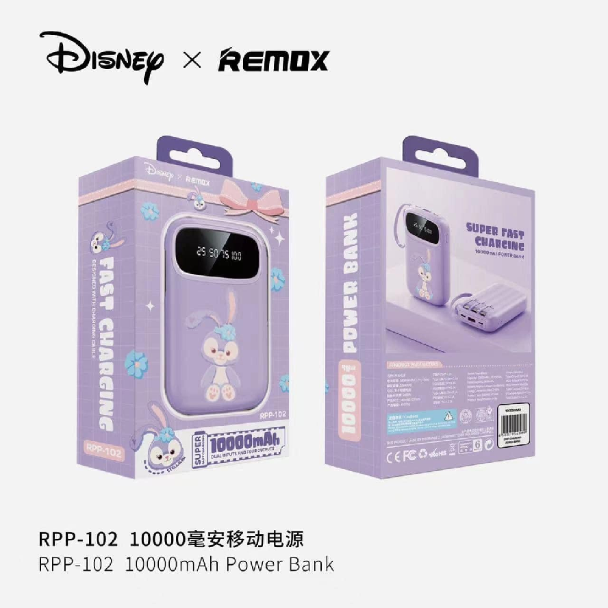 Pin Dự Phòng Hình Thú Remax RPP-102 10.000mAh (DD) Pin Dự Phòng Hình Thú Remax RPP-102 10.000mAh (DD)